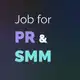 Аватар канала Job for PR и SMM