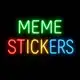 Аватар канала meme stickers - Мемные стикеры тг