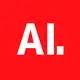 Аватар канала AI и точка.