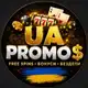 Аватар канала UA Casino Promo$ | Free Spins 💲